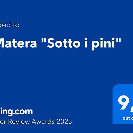 A Matera "Sotto I Pini" Villa Luaran gambar