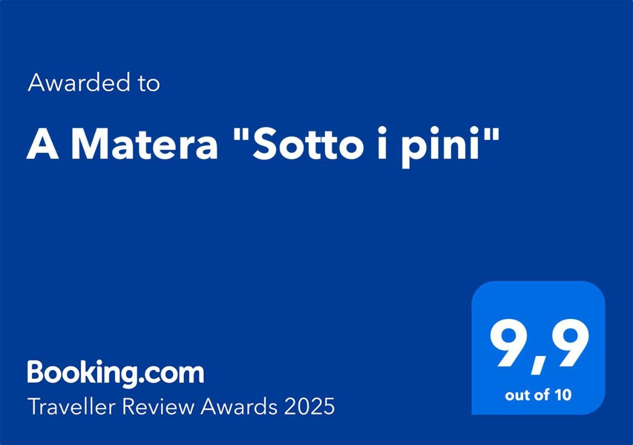 A Matera "Sotto I Pini" Villa Luaran gambar